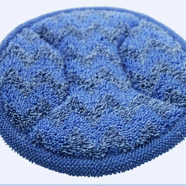 Mop  head microfiber pads flat round mop head cleaning pads  mop replacement head microfiber pads