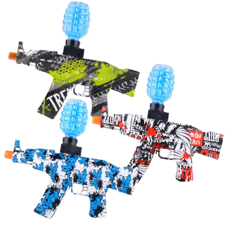 Best Selling Fully Automatic Gel Water Gun Toys Plastic Splatter Ball Bead Game Blaster Gel Gun Toy