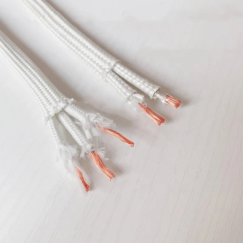 Кабель работающий в условиях высоких температур 2 четыре ядра 3 провод с сердечником термостойкие слюды Плетеный огнеупорные провода 0 5 мм 75 1