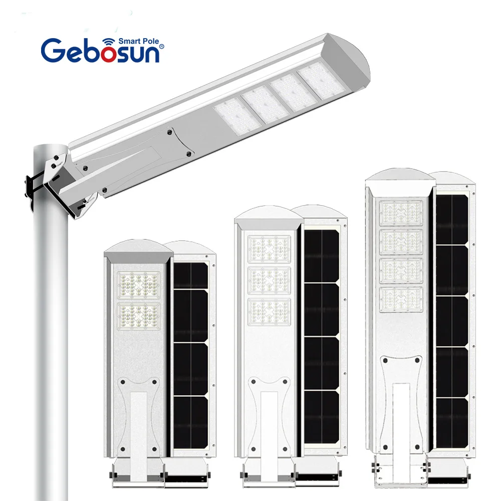 new ip65 waterproof road park outdoor intelligent control solar street lamp photovoltaic all in one solar power street light