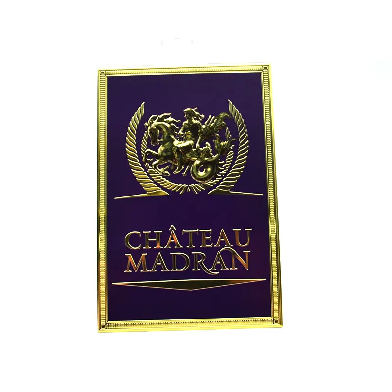 2023 Hot Sale Custom Stickers Etiquette Metal Luxury Labels For Perfume Pattern Printed Glass Bottle Candle Jar Circular Label