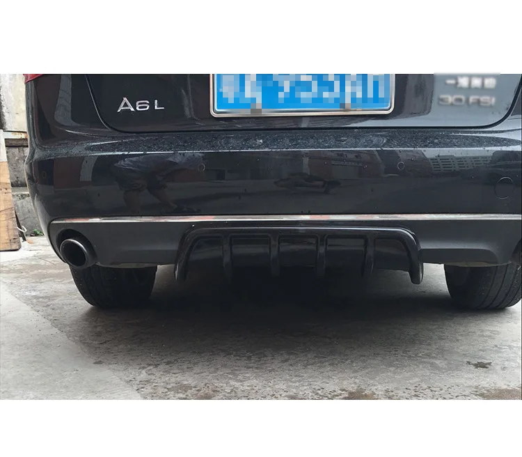 Car modified parts sports ABS universal rear bumper lip shovel tail 67cm horn shark fin chassis deflector