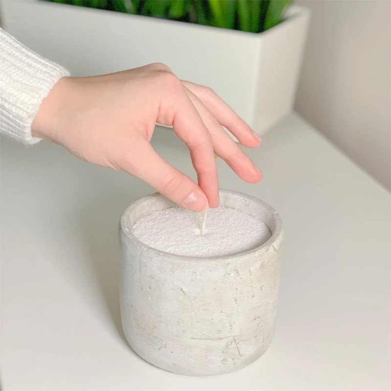 Wholesale 2024 Cotton Fiber Candle Accessories 15Cm Eco-Friendly Smokeless Candle Wick With Wick Sustainer