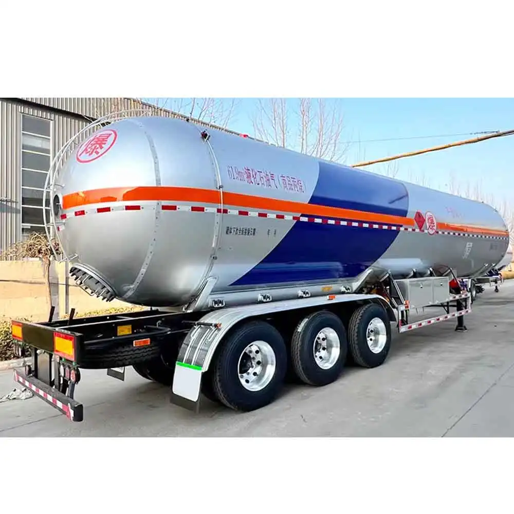 Customization 3 Axles New Oil Tanker Truck trailer Diesel Gasoline 27m LNG transport Fuel Tanker Semi Trailer