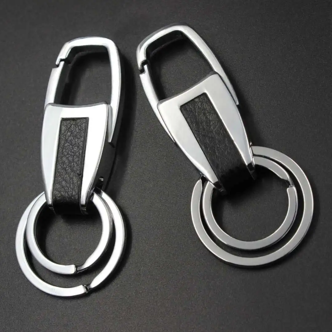 High-grade Leather Rope Car KeyChain Keyring Pendant Key Chains Hand Woven Buckle For Metal Artifact