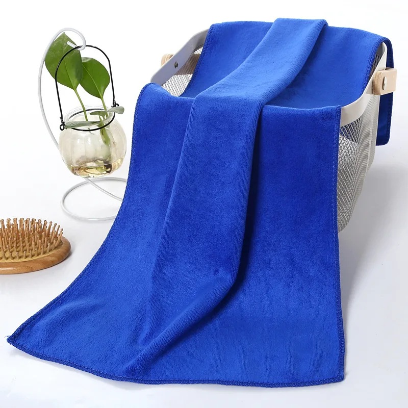 China Factory Wholesales customized microfiber face towel Weft knitting towel for face, hair, salon and hotel. 35x75cm