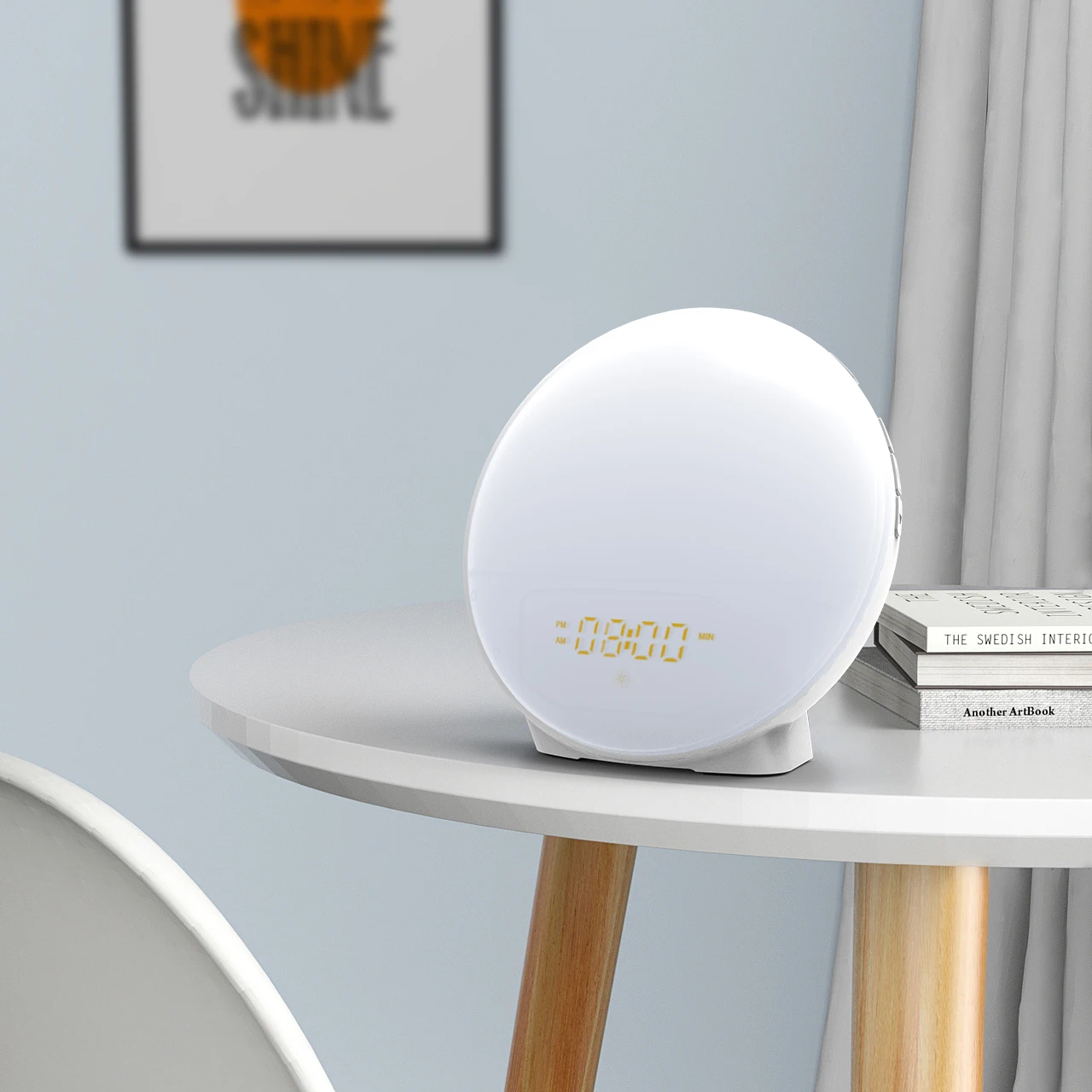  7 Color Changing Night Light Smart Digital Sunrise Wake up Alarm Clock FM Radio Speaker for Kids цветов Изменение ночного света Умный Цифровой восходящий свет будильник fm-радио Динамик для