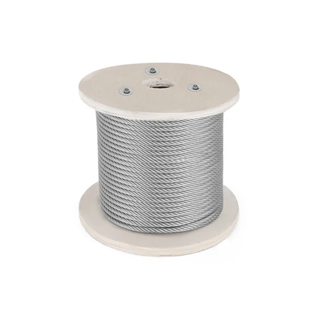 Agriculture Fence 7x7 7x19 1x12 Stainless Steel ss 316 304 Wire Rope Steel Cable Railing Balustrade Rope