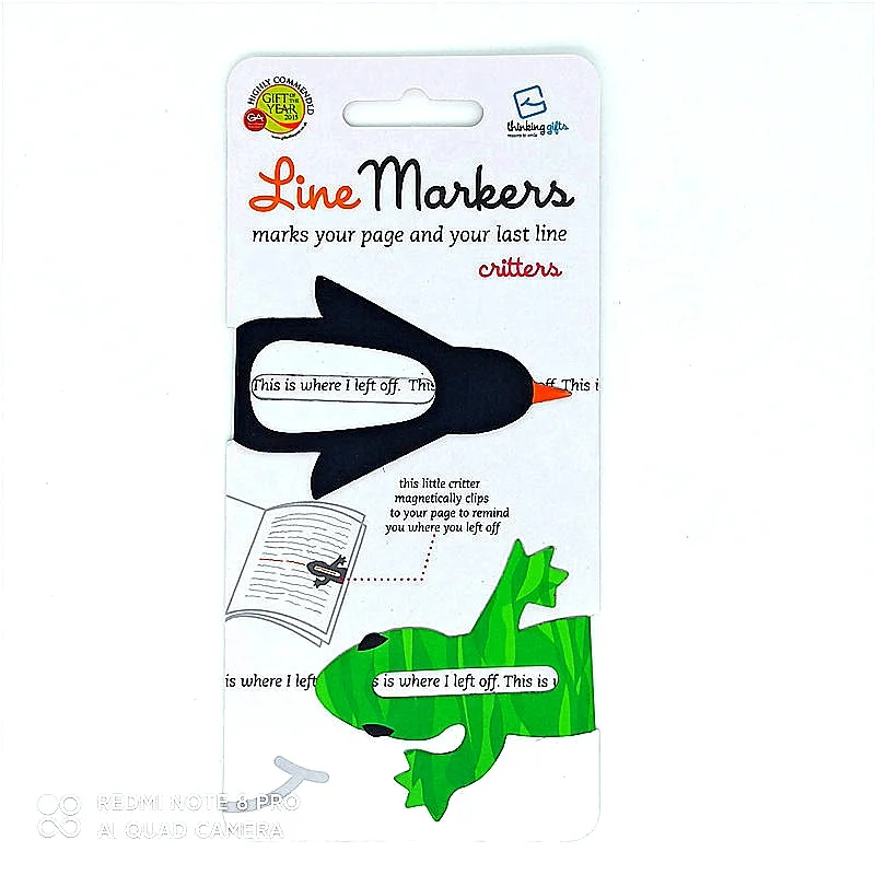 made in china custom High Quality innovative magnetic bookmark/folding book mark