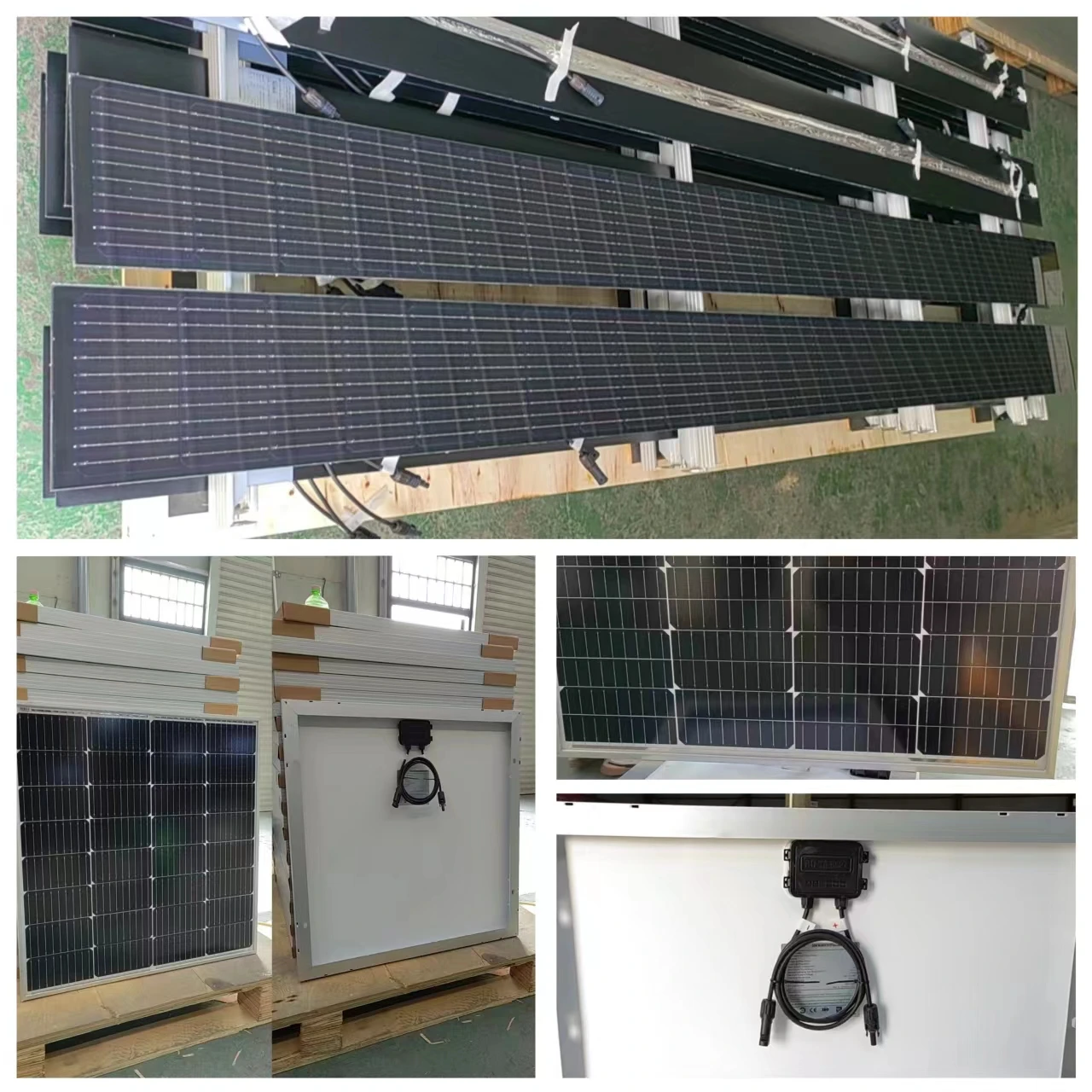 Custom 150w 150watt 180w Monocrystalline Solar Panel with 12V 24V Solar Charge Controller