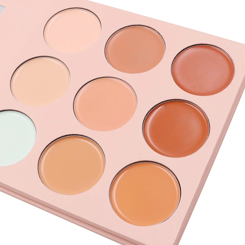 Cosmetics Professional Makeup Cream Foundation Camouflage Concealer 9 Color Palette