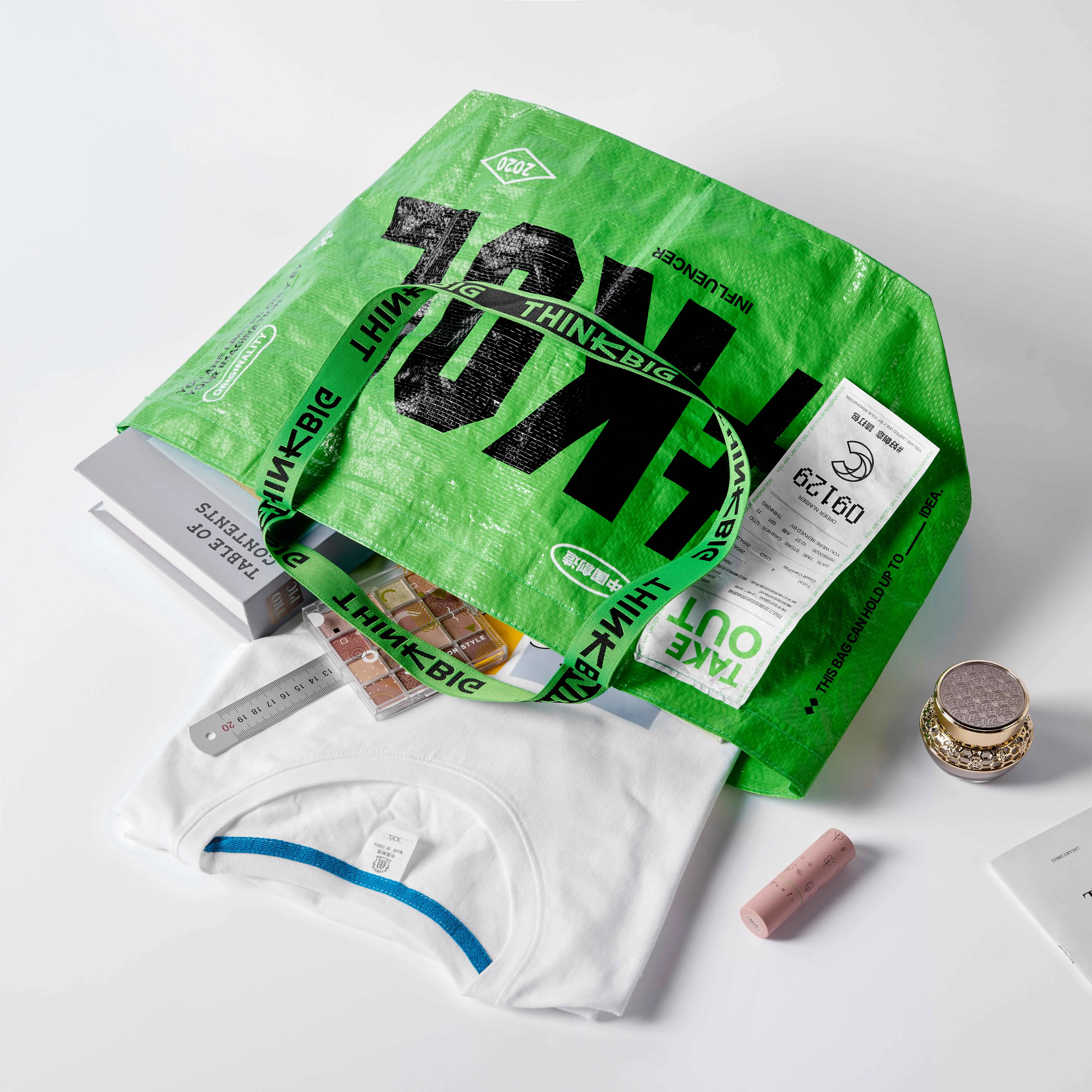 Pp Woven Bag Polypropylene Bag Custom High Quality Extra Large Capacity Laminated PP Woven Shopping Bag