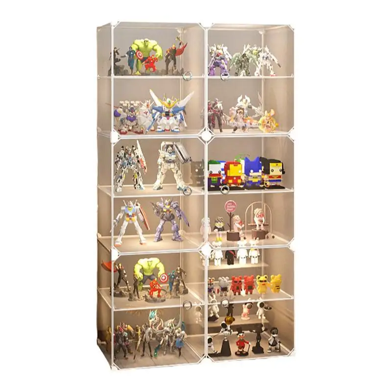 Custom Transparent Basketball Shoes Collection Display Cabinet Pull Down Drop Front Clear Shoe Box Plastic Stackable Sneaker Box
