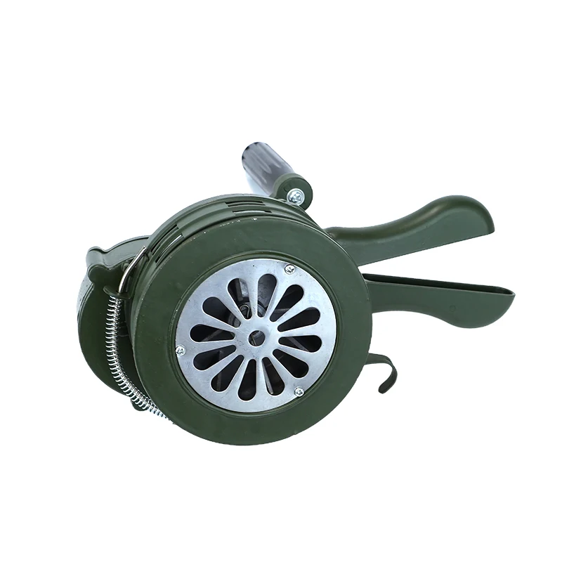 Convenient Hand Crank Alarm with Strong Penetration Force Aluminum Alloy Shell for Door Fire Smoke Use Voltage