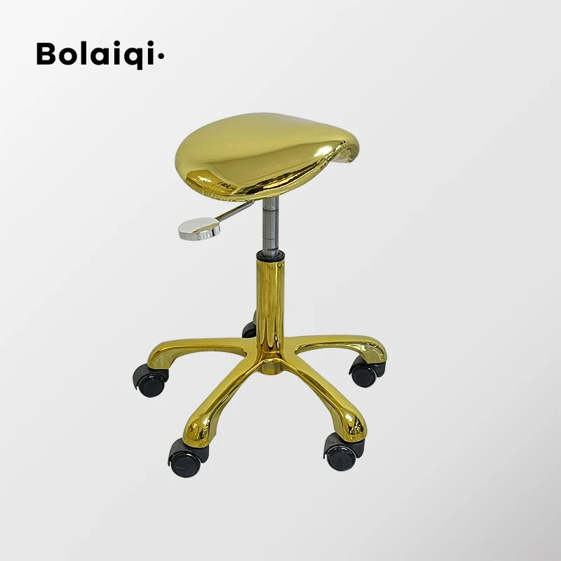 BOLAIQI роскошное оборудование для салона Золотое кожаное сиденье основание