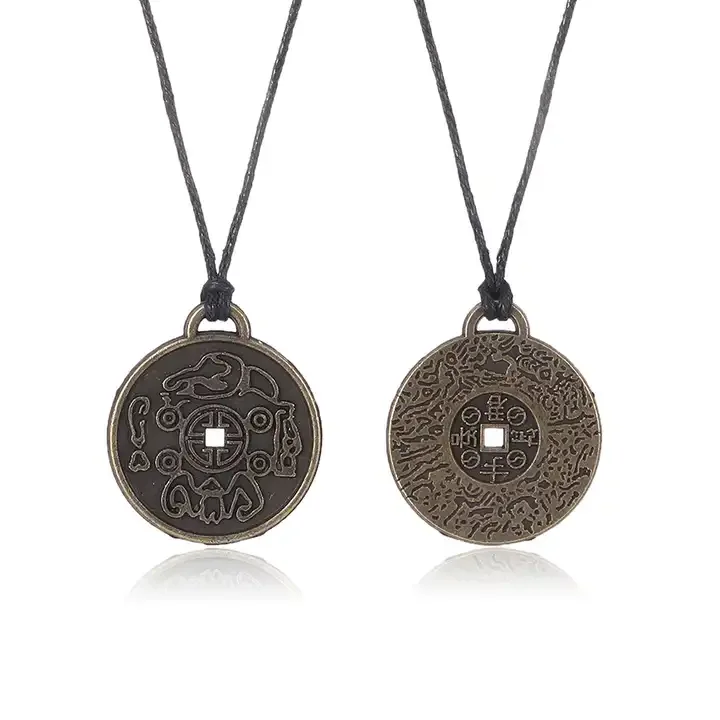 Amulet pendant Thai Coin Money Amulet  love lucky Pendant Wealth Health money Amulet Factory production