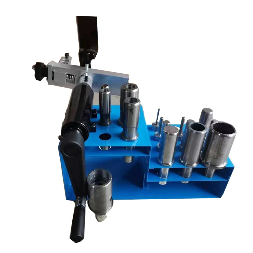 Manual hose skiving machine