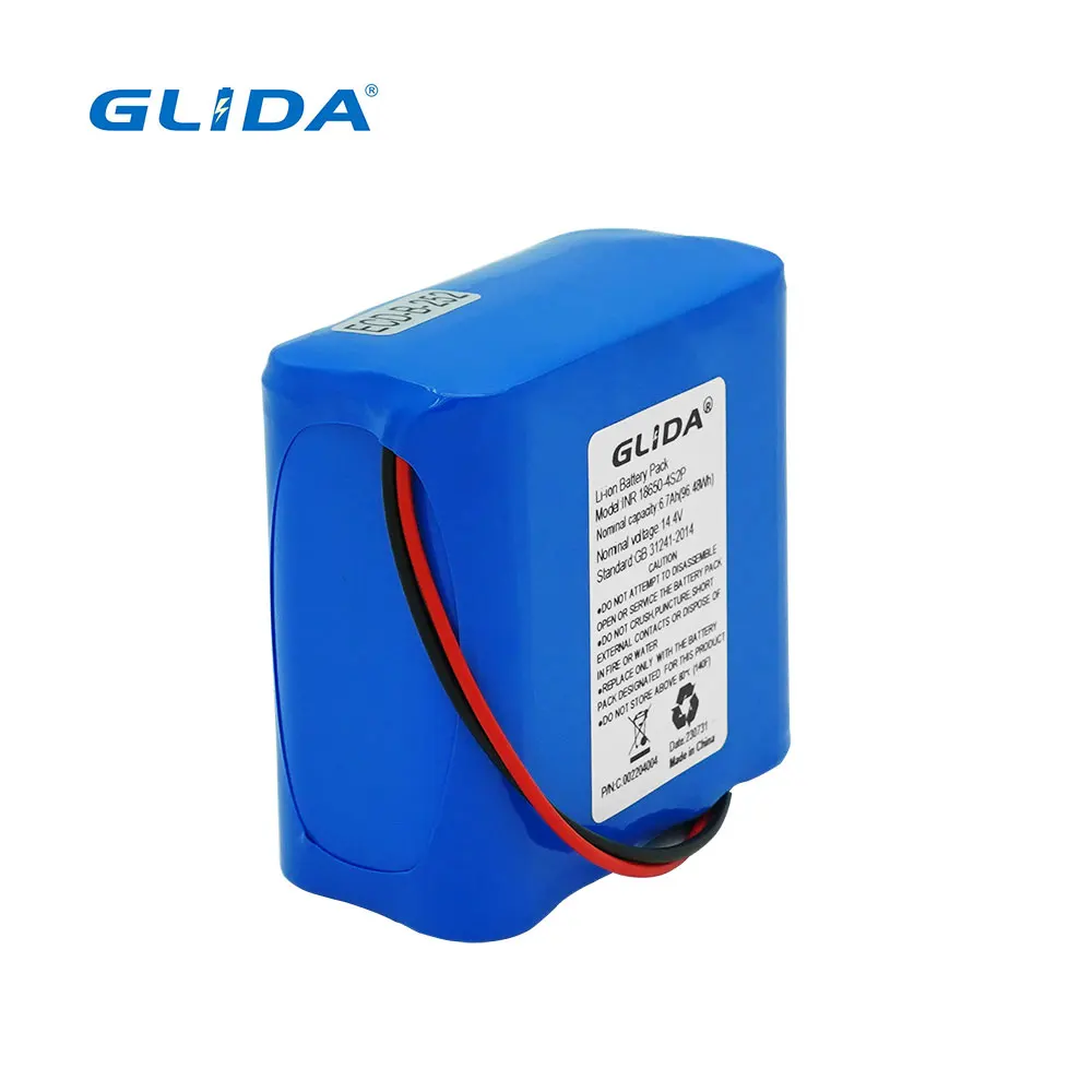 CE CB PSE UN38.3 MSDS KC ISO9001 ROHS BIS battery 18650 Li polymer battery pack 14.4v 6.7ah lithium battery