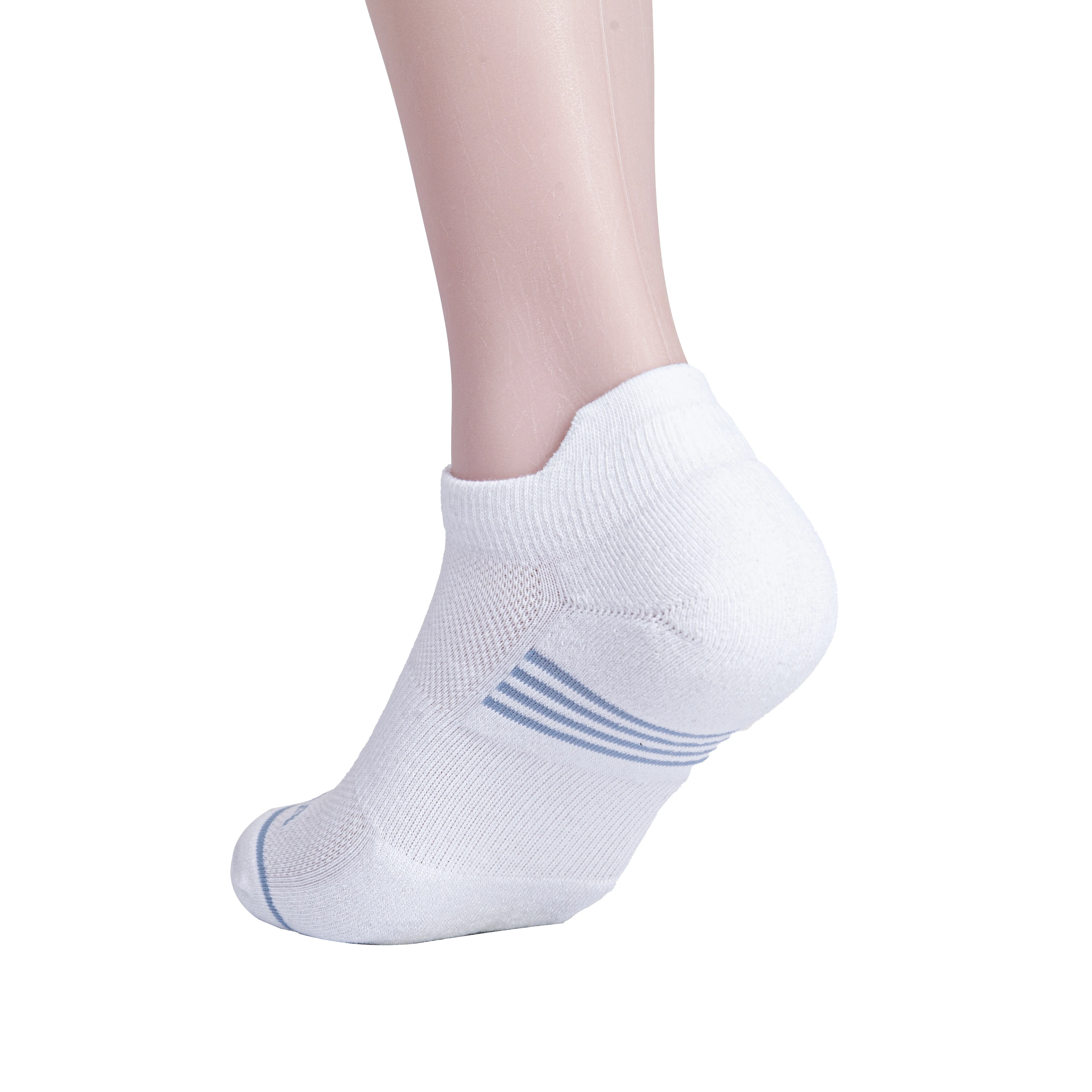 For unisex new style towel bottom outdoor running custom knitted no show white sport socks