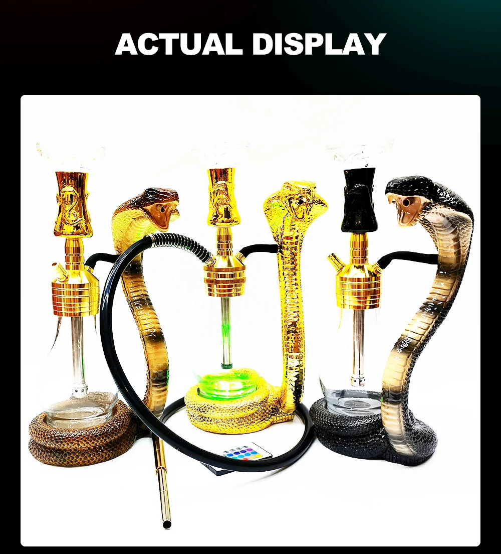 Ready ship new morden hookahs snake hookah snake design hookah shisha