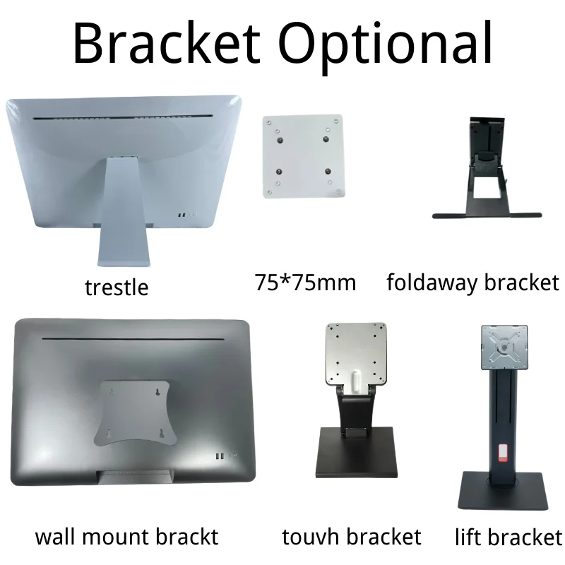 High Quality 23.8 Inch all in one pc case  Mini Hardware Monoblock Computer For Office Or School desktop computer pc shell