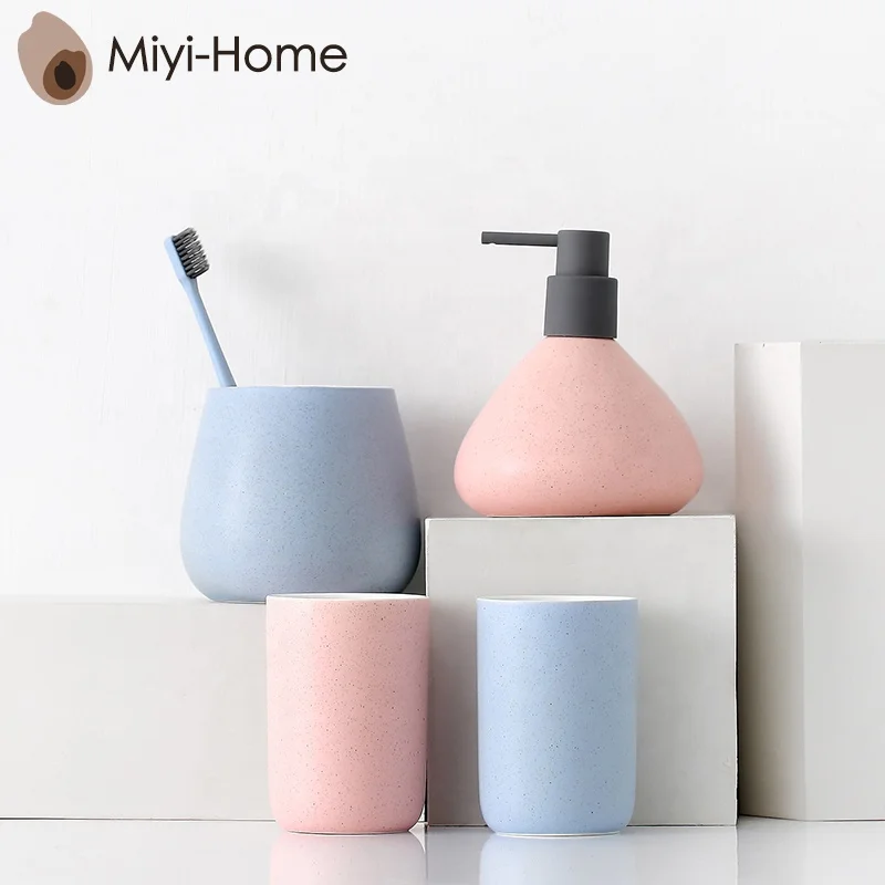 
Home accessories new modern bathroom products wedding gifts for guests practical Toilet Accessories Set 