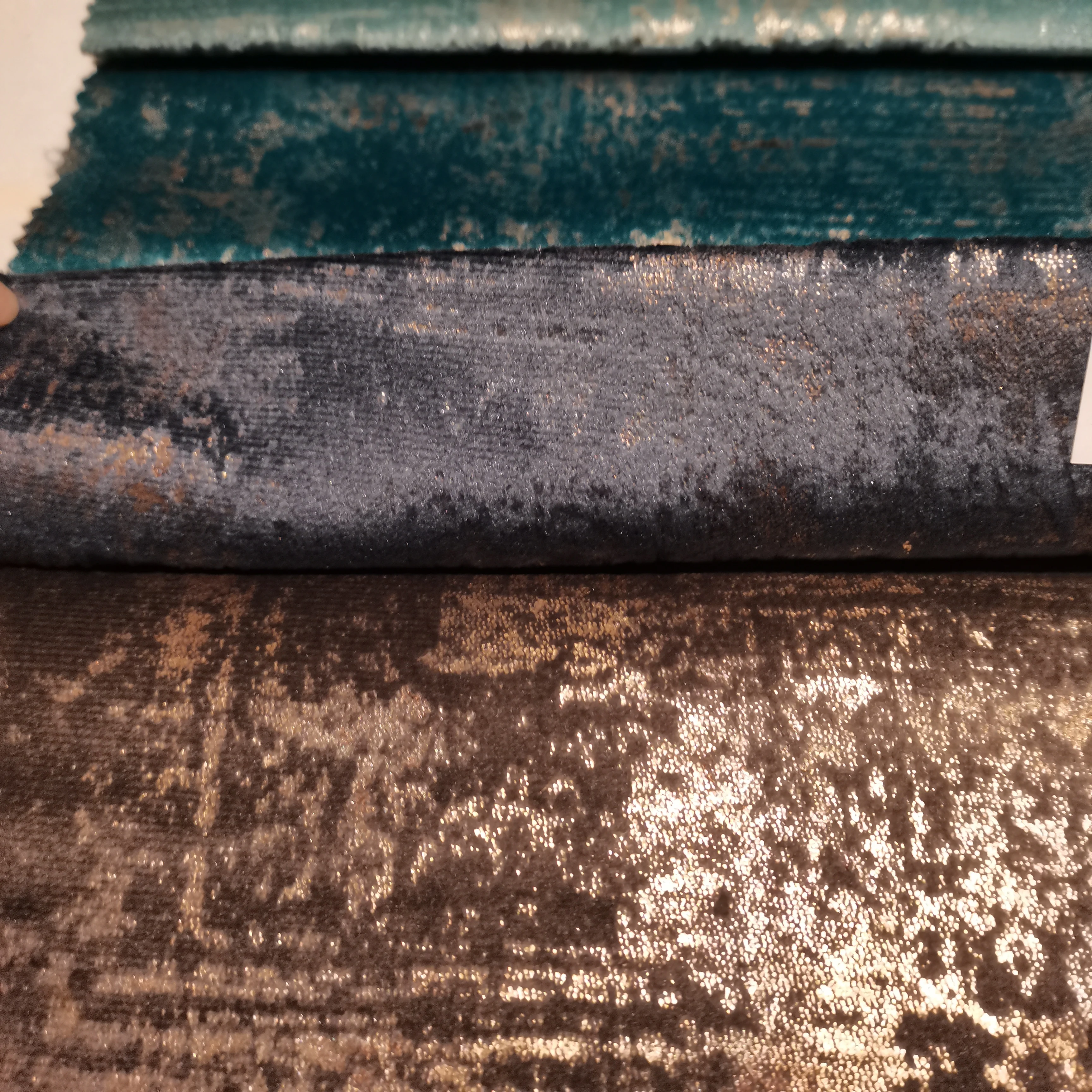 Wholesale price 100% polyester fabric velvet sofa and curtain fabrics for upholstery