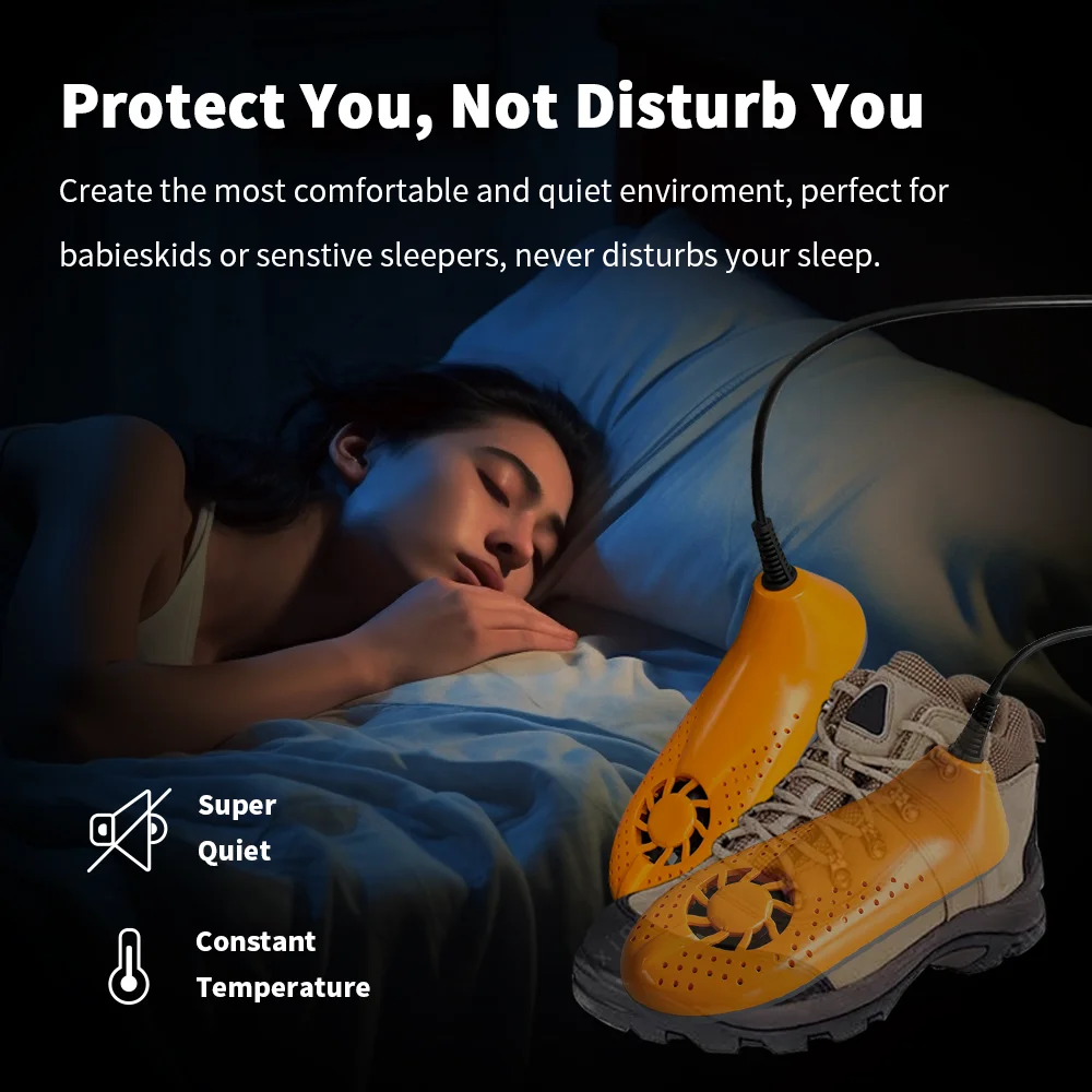 Customized 2024 Travel Portable Silent Drying Shoes Sports Shoes Boots Warm Drying Machine dryer shoes