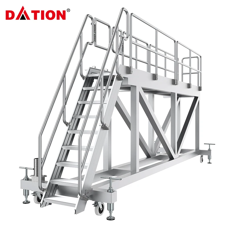 High Frequency Work Big Platform Ladder Step Ladder Non-Slip Steels Convenience Work Platform