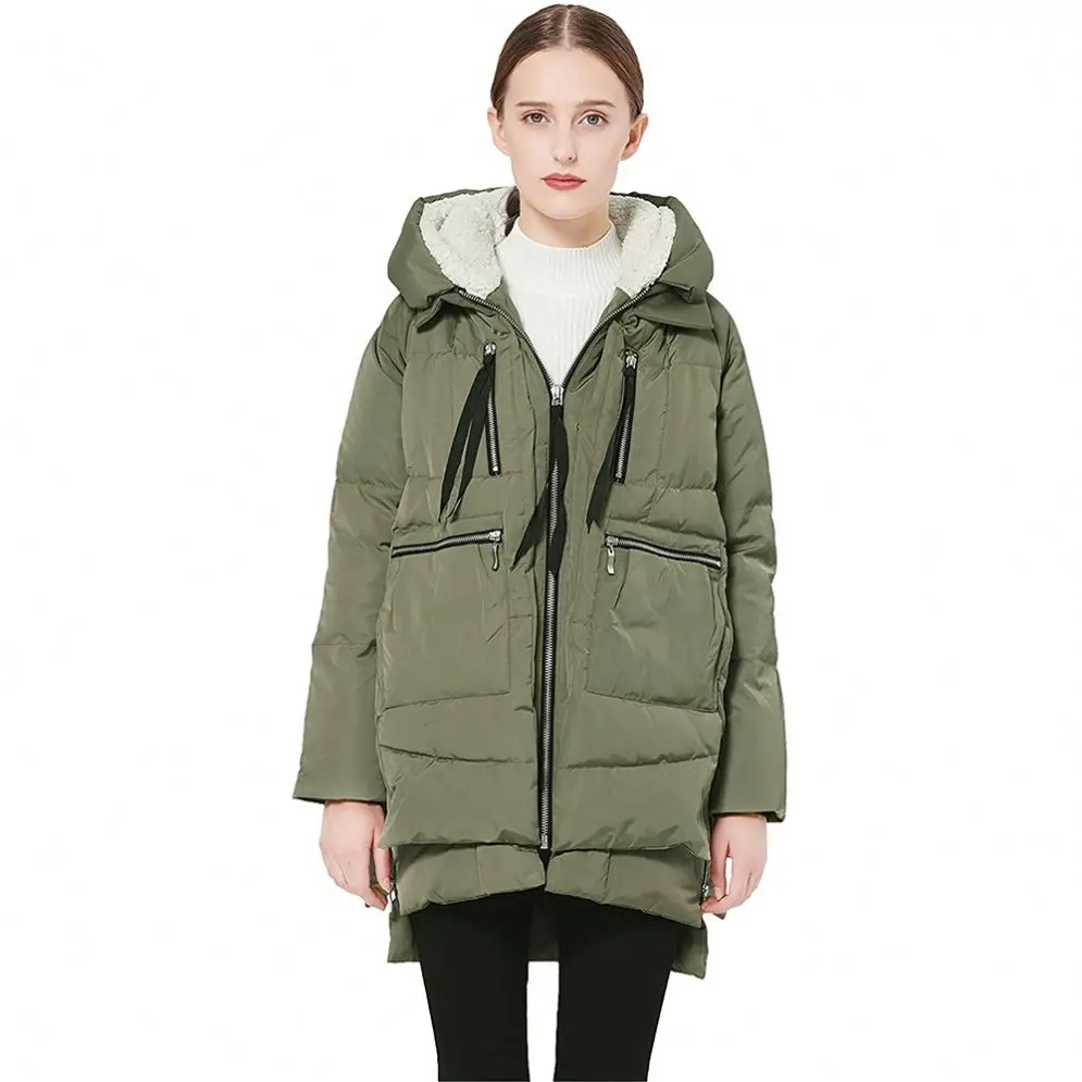 2021 Amazon top seller New Design Long Winter Coat Thickened Warm  Down Jacket for women