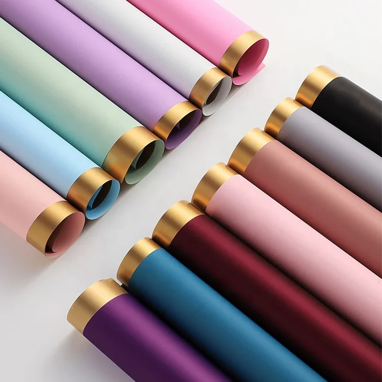
Korea Style Florist Paper 2 Tone Colors Floral Flowers Paper Flower Wrapping Paper Waterproof 