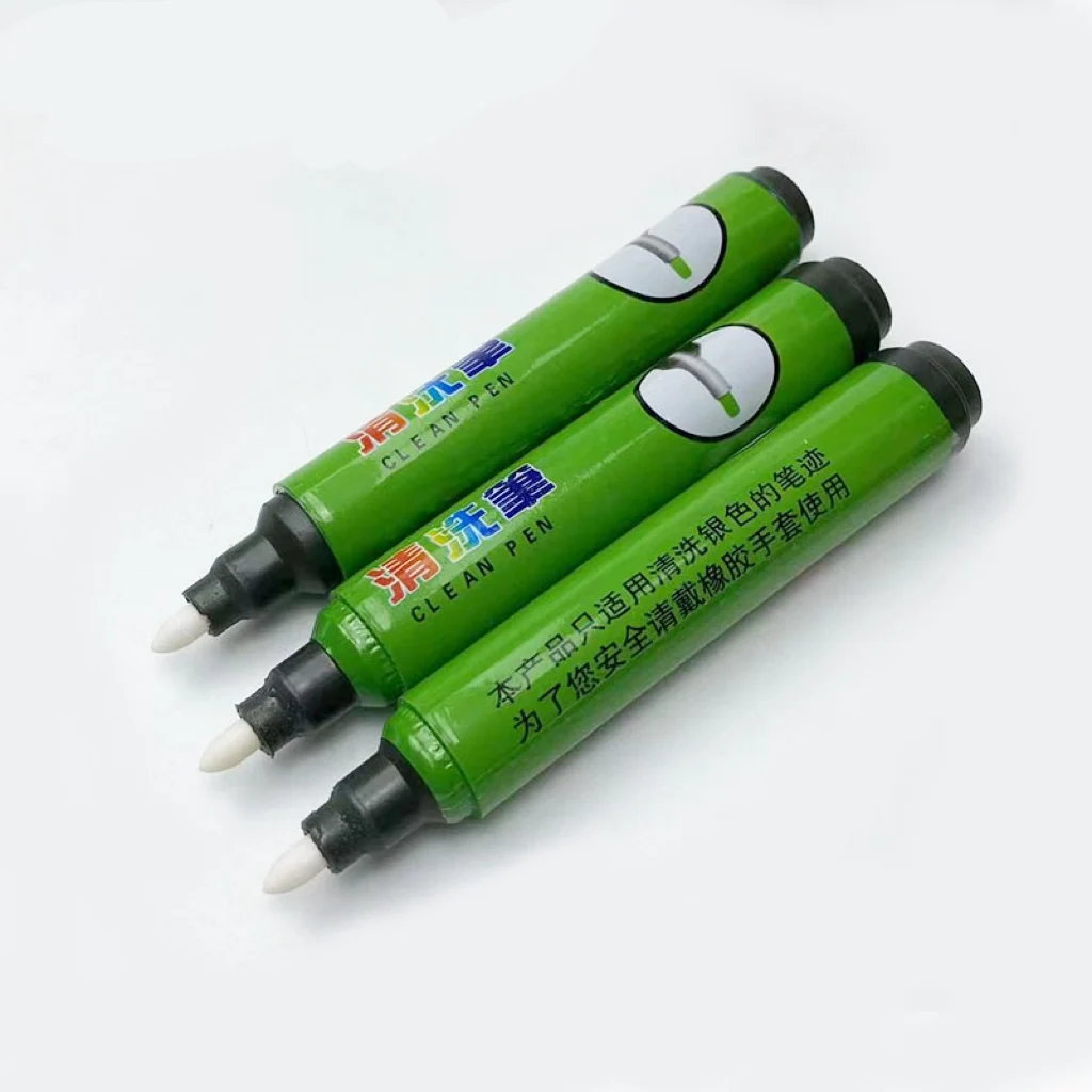 Mercury Ink Cleaning Pen Set For Removing Pen Marks On Leather Material-only For Mercury Ink