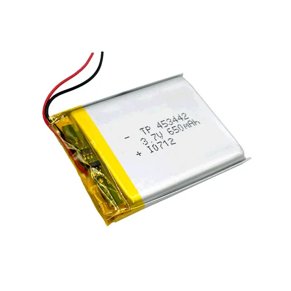 Customized 3.7V 600mah Li Polymer Battery 453442 for LED Lamp