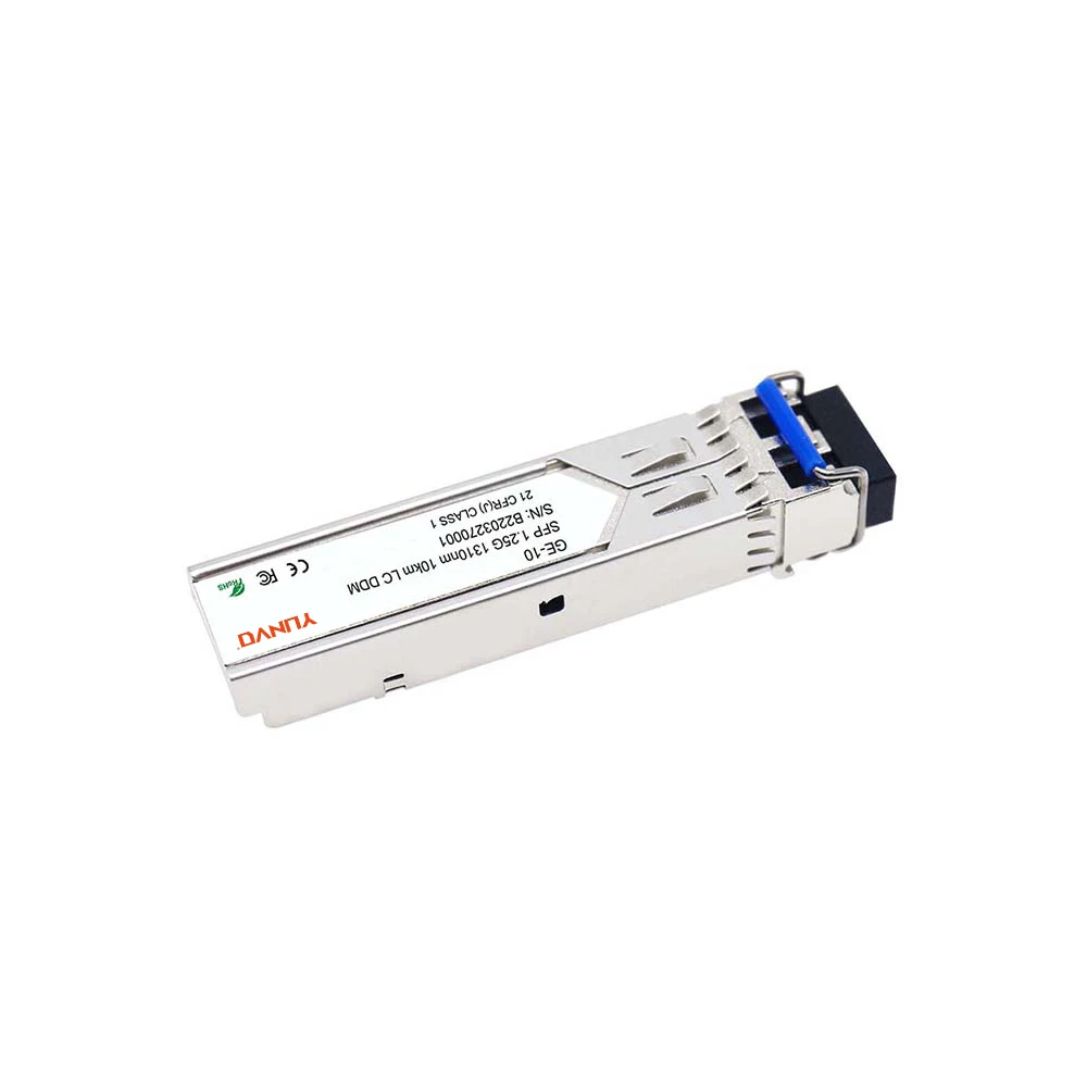 Yunvo OEM 1000BASE-LX/LH SFP 1310nm 10km Duplex LC SMF Transceiver Module compatible GLC-LH-SM EX-SFP-1GE-LX SFP-1G-LX