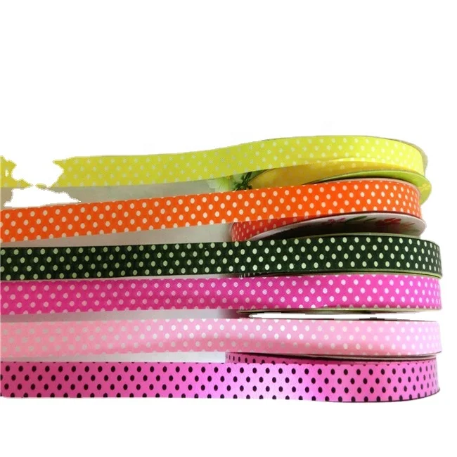 customize dot printing pp gift ribbon roll