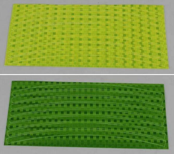 Waterproof colorful reflective wheels decals