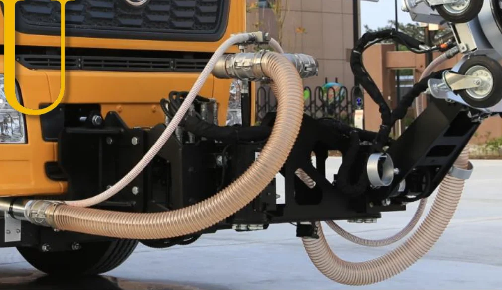 New High-Efficiency High-Speed Road Sweeper Truck Effective Street Cleaner Vehicle High-Speed Pump Engine Motor Gear Components