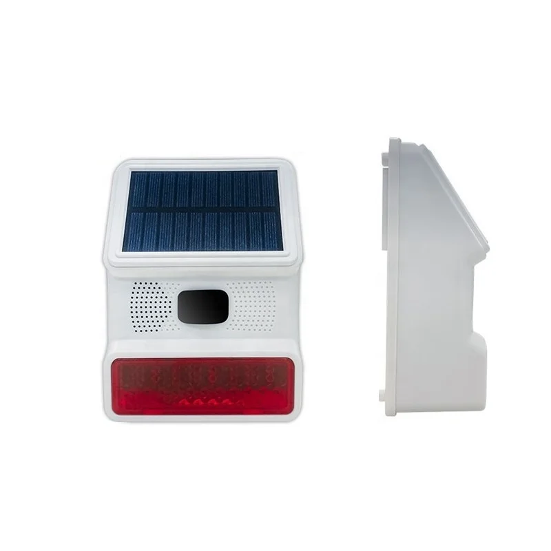 Anti Theft Burglar House Alarm Wireless Alarma Outdoor Solar Strobe Siren for WiFi GSM Smart Home Security System Kit