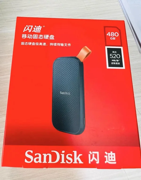 Original Brand New E30 Portable SSD 480GBType C High Speed External  Solid State Drives For San disk Brand