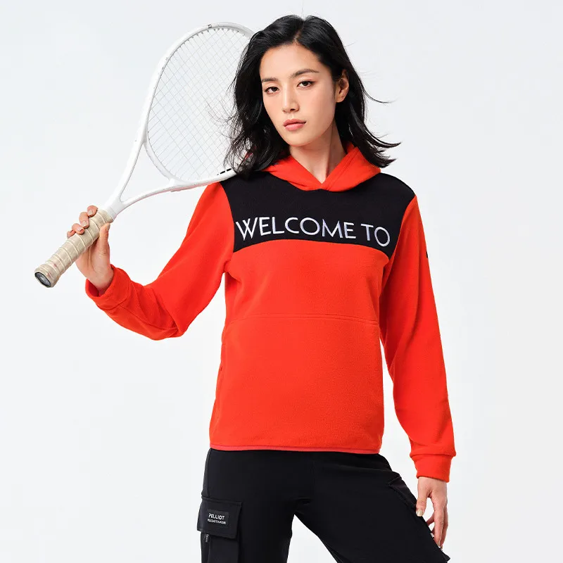 Eco-friendly hot selling 100% polyester hoodie outdoor sports POLARTEC fleece jacket warm
