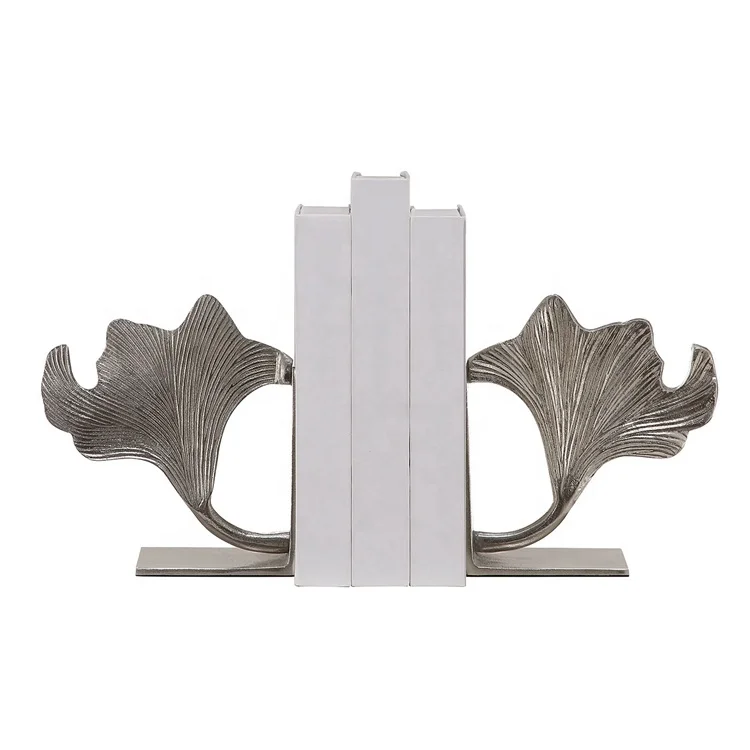 wholesale custom unique cast iron decorative antique brass aluminum metal bookends