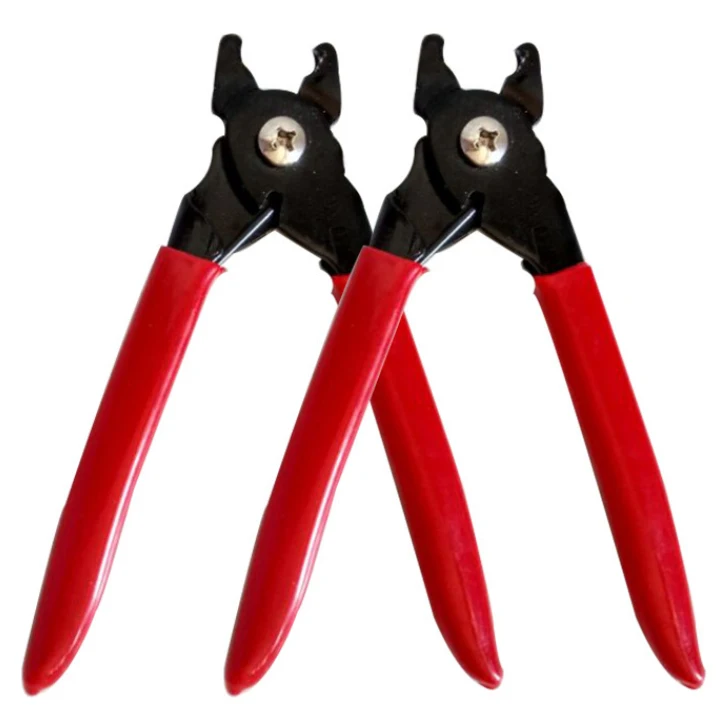 Cages and net fence hand hog ring pliers