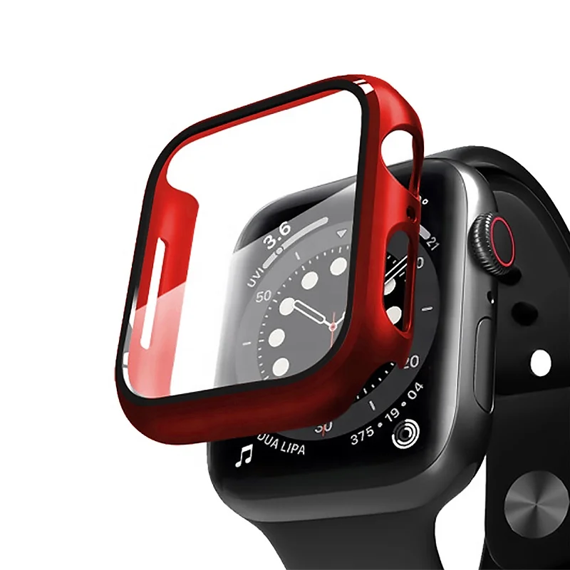  Лучшие продажи продуктов 2021 в США Amazon Smartwatch 2 1 Защита корпуса часов из закаленного стекла для Apple Smart Watch Series
