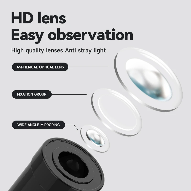 HD Optical Microscope Toys 1600x Biology Kids Science High Magnification Home Professional Students Teaching Gifts