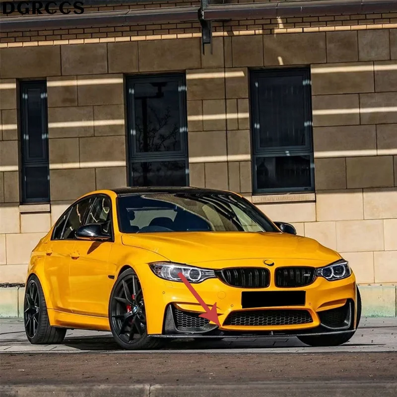 For BMW M3 M4 F80 F82 2014-2018 MP style Carbon fiber front lip | Front bumper front shovel corner accessory kit