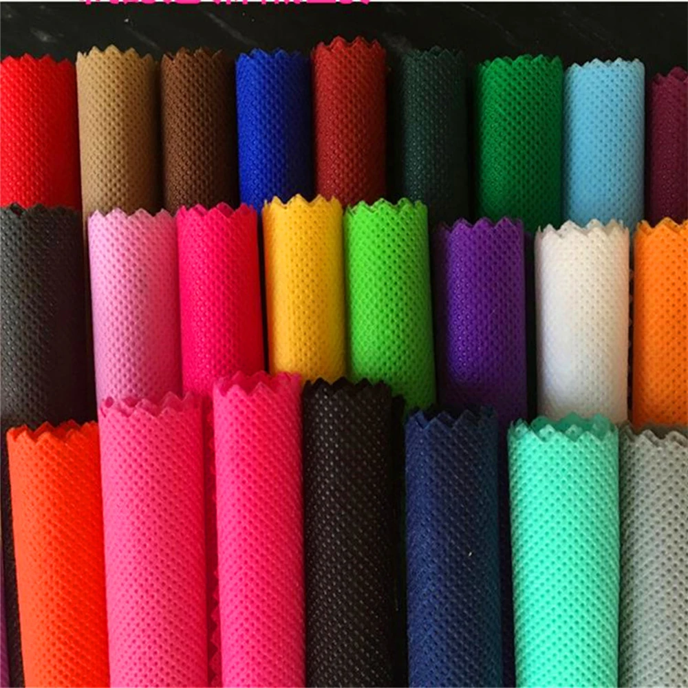 Many Colors Embossed PP Spunbonded Non Woven Home Textile Fabric