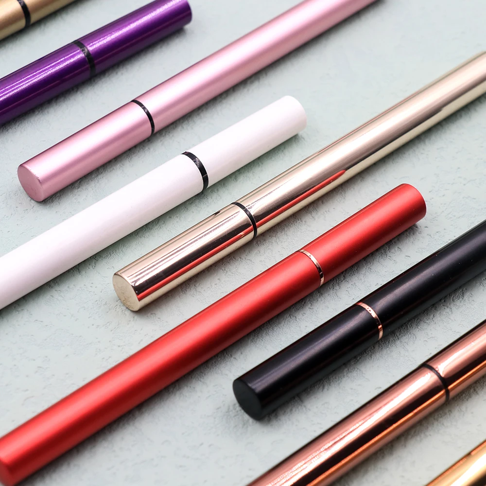 Wholesale Customized Private Label Eye Liner Makeup Clear Black Magnetic 2 In 1 Strip Lashes Glue Adhesive Eyeliner Pen