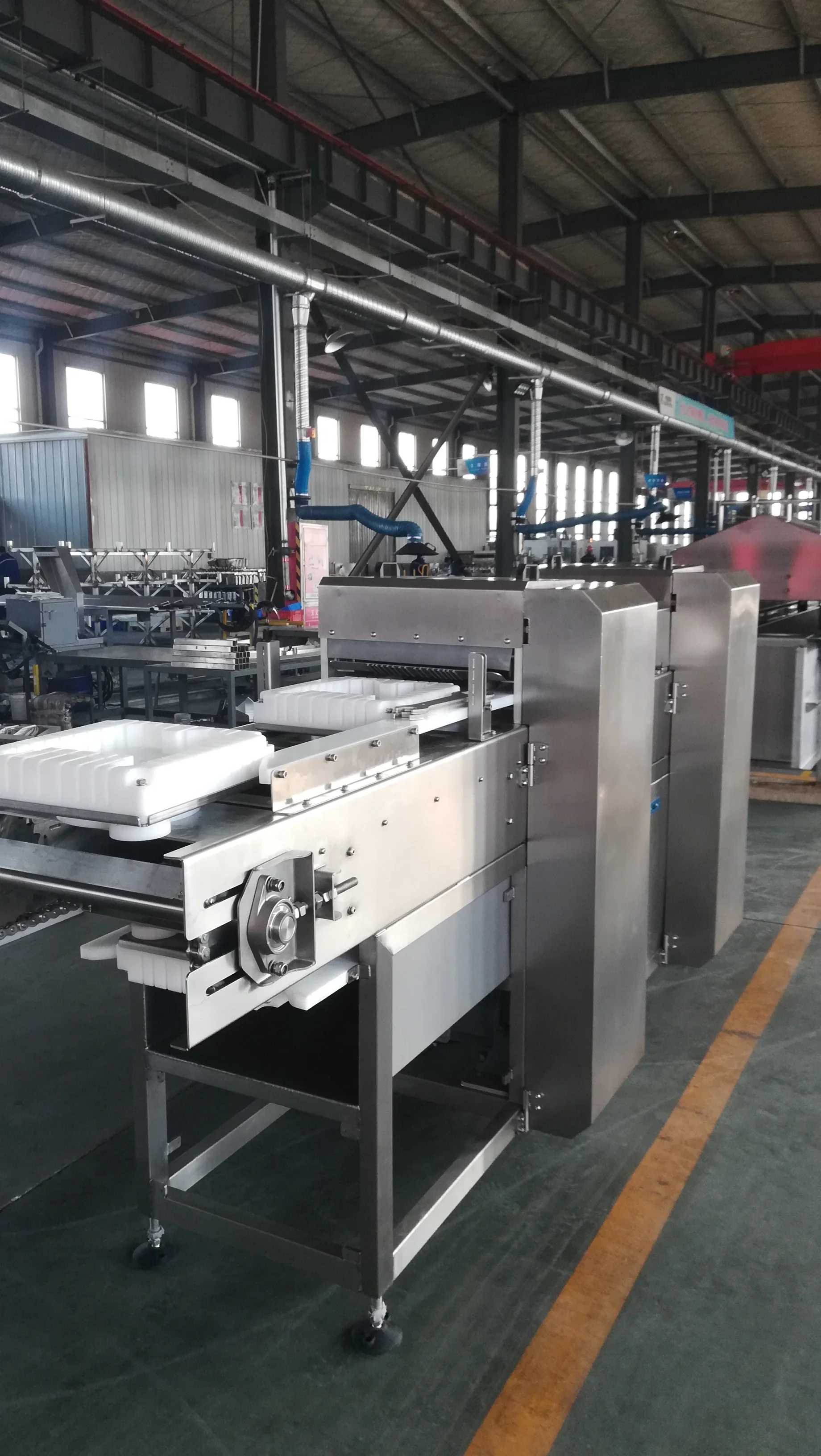 factory price   poultry  Chicken duck goose leg breast Cuber  block Cutting Machinery Machine