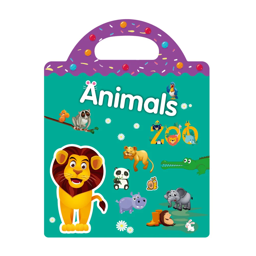 Custom Reusable Toddler Waterproof Early Learning Baby Busy Book Educational Toys Activity Puzzle Quiet Sticker Books for Kids