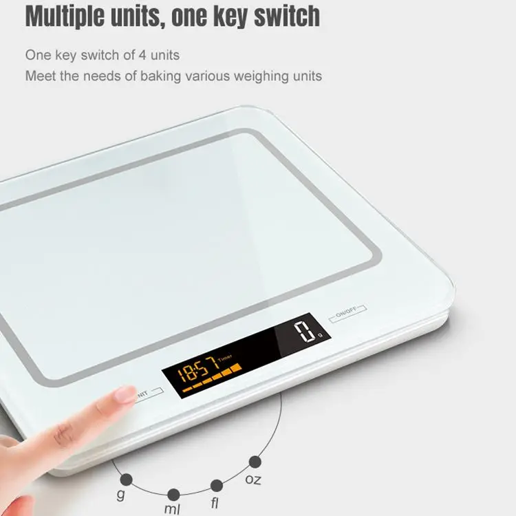 Famous Brand 2xCr2031 Lithium Batteries 5Kg Kitchen Scale